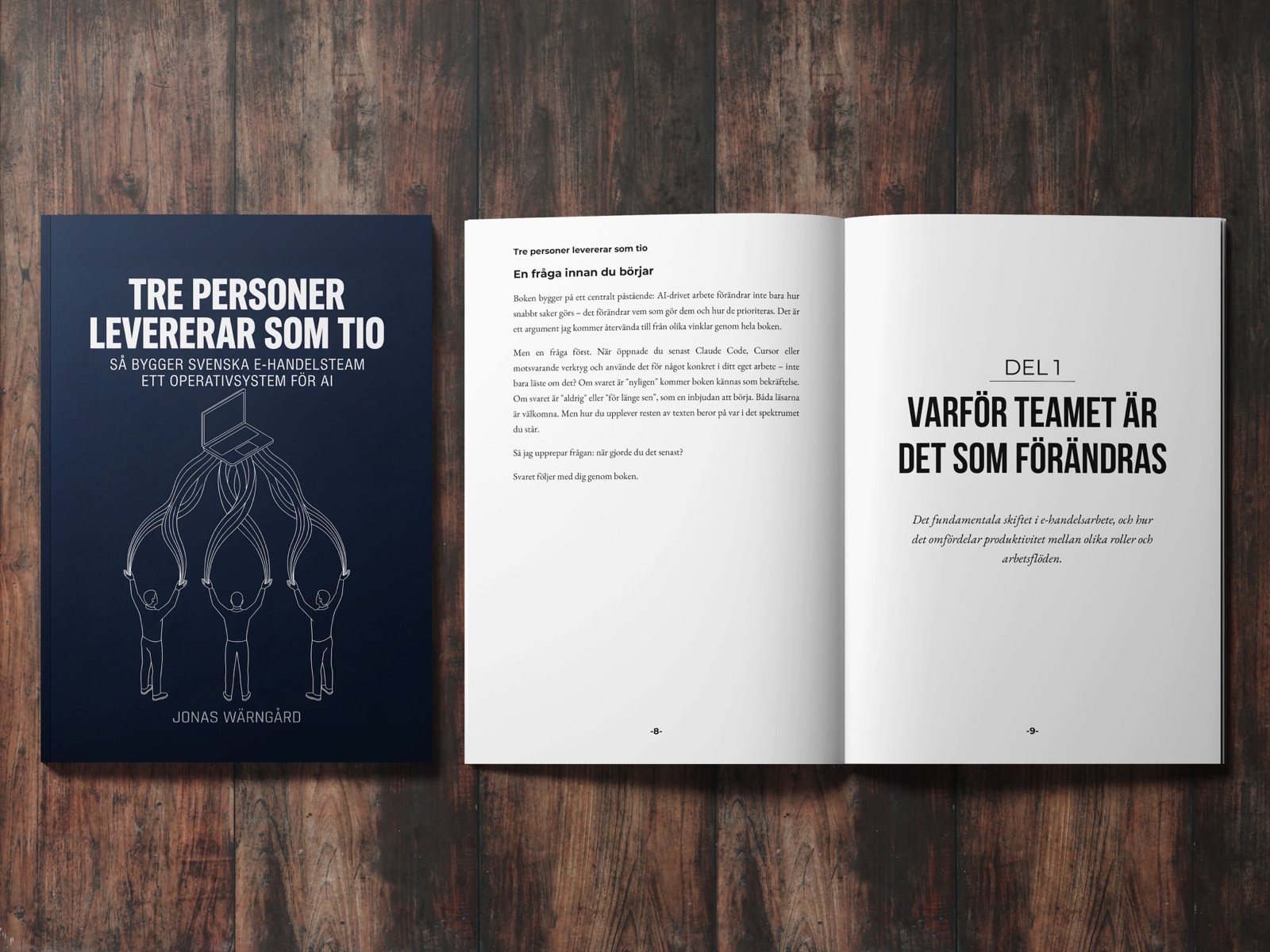 3D mockup of the book Outsize — by Jonas Wärngård