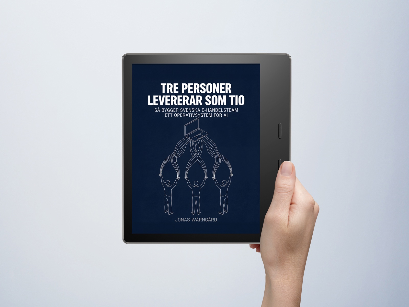 3D mockup 2 of the book Outsize — angled view