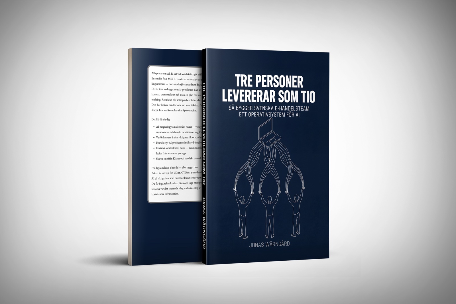 3D mockup 3 of the book Outsize — alternative view